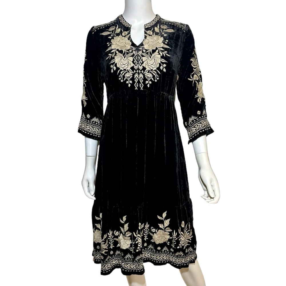Johnny Was | ‘Magdalene’ Velvet Prairie Dress